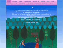 Tablet Screenshot of cesarine-peintrenaif.com